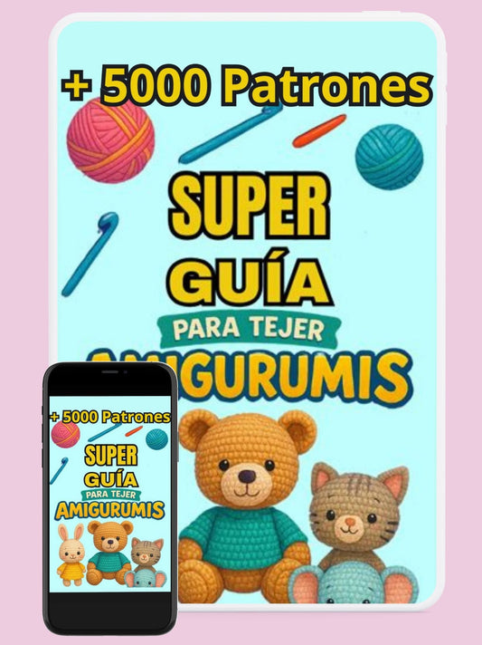 +5000 AMIGURUMIS Paso a Paso
